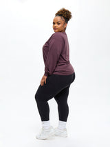 Thumbnail 4 of Build Long Sleeve Tee - Smoked Cherry, 4 of 4