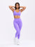Airbrush Laser Sports Bra - Party Purple Image 2