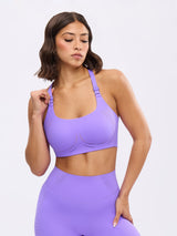 Airbrush Laser BTC Sports Bra - Party Purple