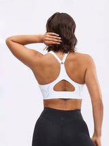 Airbrush Laser BTC Sports Bra - White