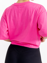 Thumbnail 5 of Rep Crop Tee - Pink Crush, 5 of 5