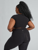 Thumbnail 8 of Butter Crop Top - Onyx Black, 8 of 9