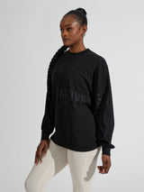 Thumbnail 4 of Moves Long Sleeve Tee - Black, 4 of 7
