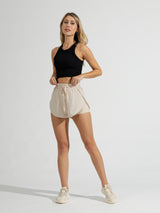 Thumbnail 7 of Ribbed Seamless Tank - Onyx Black, 7 of 11