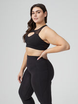 Thumbnail 9 of Ambrosia Sports Bra - Onyx Black, 9 of 11