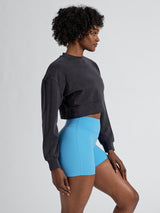 Thumbnail 5 of Luxe Crew Pullover - Black, 5 of 13