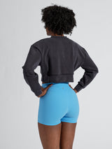 Thumbnail 6 of Luxe Crew Pullover - Black, 6 of 13