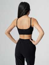 Thumbnail 15 of Cloud Bralette - Onyx Black, 15 of 20