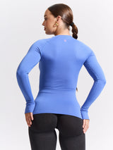 Thumbnail 2 of Seamless Long Sleeve Tee - Ultraviolet, 2 of 6