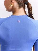 Thumbnail 5 of Seamless Long Sleeve Tee - Ultraviolet, 5 of 6