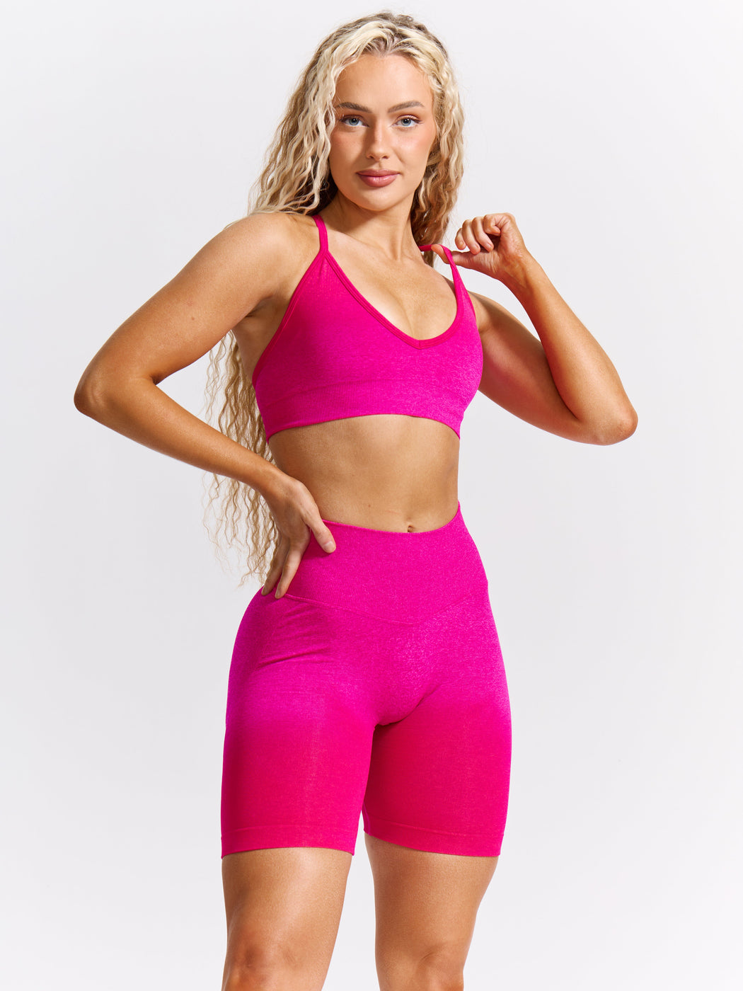 Plunge Seamless Sports Bra - Hard Candy Ombre