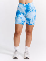 Thumbnail 4 of Aggressive Scrunch Short 7" - Blue Bubbles Tie Dye, 4 of 4