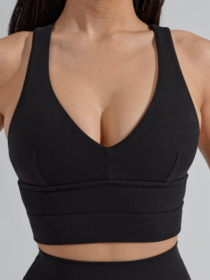 Alpha Sports Bra - Onyx Black Image 8