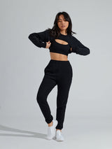 Thumbnail 6 of Cloud Bolero Shrug - Onyx Black, 6 of 12
