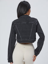 Thumbnail 10 of Desire Denim Jacket - Washed Black, 10 of 10