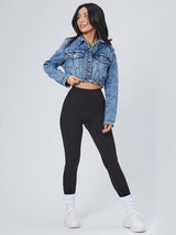 Thumbnail 4 of Desire Denim Jacket - Medium Wash, 4 of 21