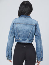 Thumbnail 9 of Desire Denim Jacket - Medium Wash, 9 of 21