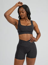 Thumbnail 6 of Synergy Seamless Sports Bra - Charcoal, 6 of 7