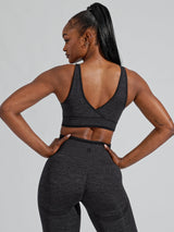 Thumbnail 7 of BBL Seamless Reversible Sports Bra - Charcoal, 7 of 10